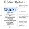 Signmission Posted No Hunting No Trespassing OSHA Notice Sign, Vinyl Decal, 5in W x 7in L, 2PK OS-2PACK-NS-D-57-V-17721 - alternate 2